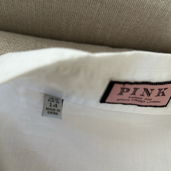 Pink Button Down Tunic - Picture 3 of 5